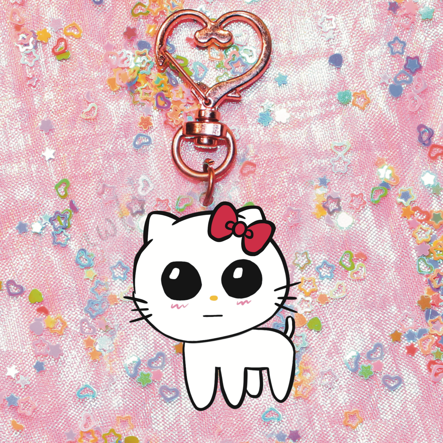 Miss Kitty Yippee Keychain (Preorder!)