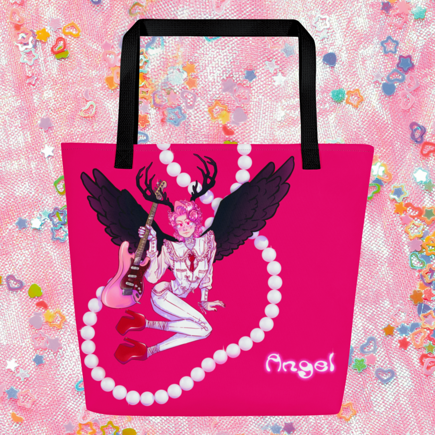 Angel Large Tote Bag HDDD