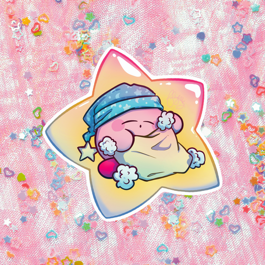 Eepy Kirby Sticker